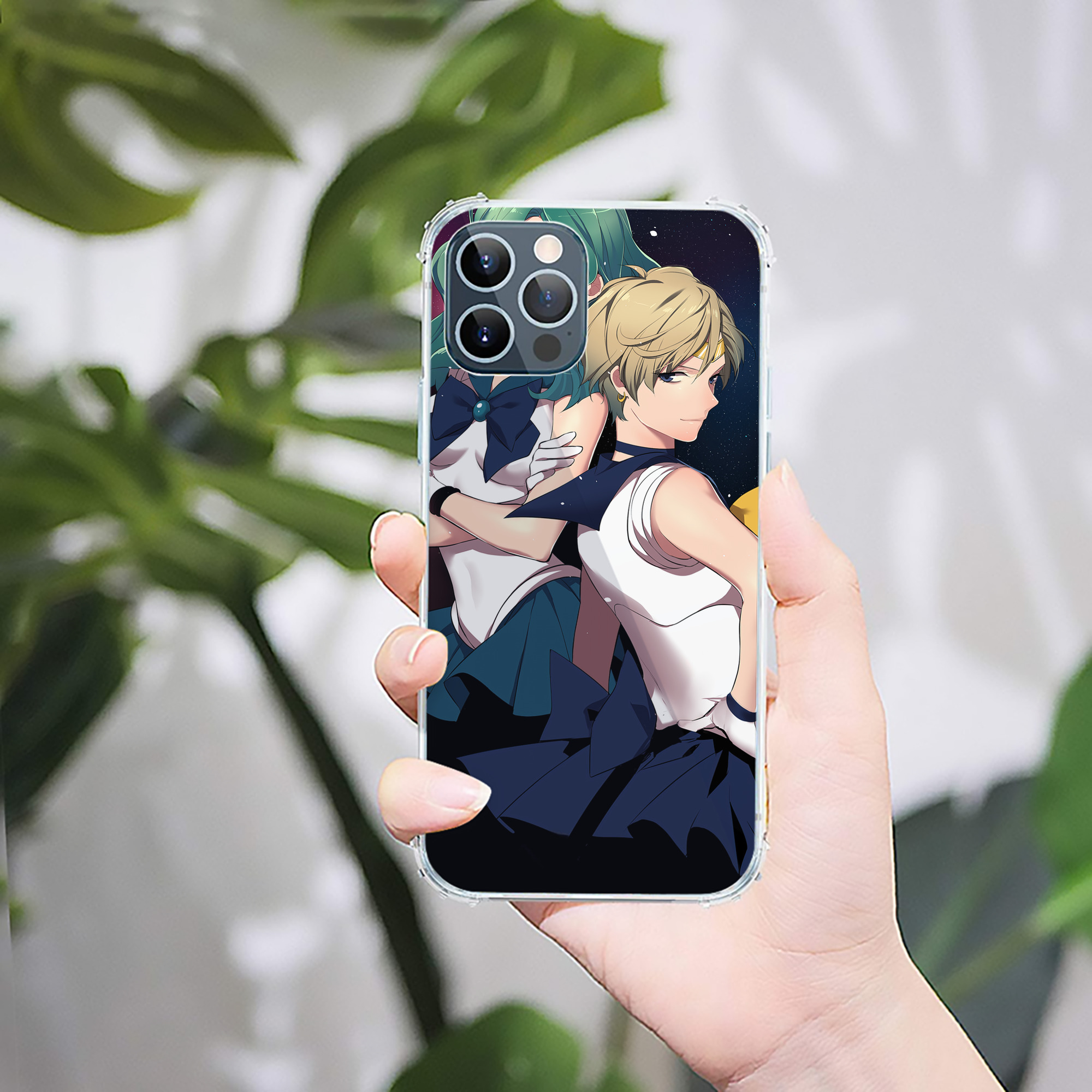 （画像用） 美少女戦士セーラームーン Sailor Moon 【iPhone 12シリーズ対応】透明スマホケース（クリアソフトケース）
